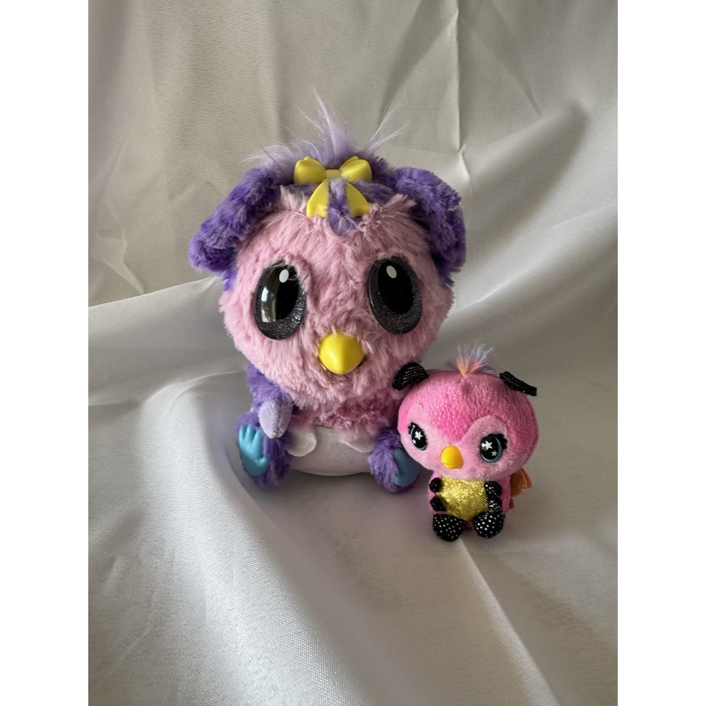 Hatchimals HatchiBabies Pink Interactive Chee Bird Toy Animal Tested WORKS‎
